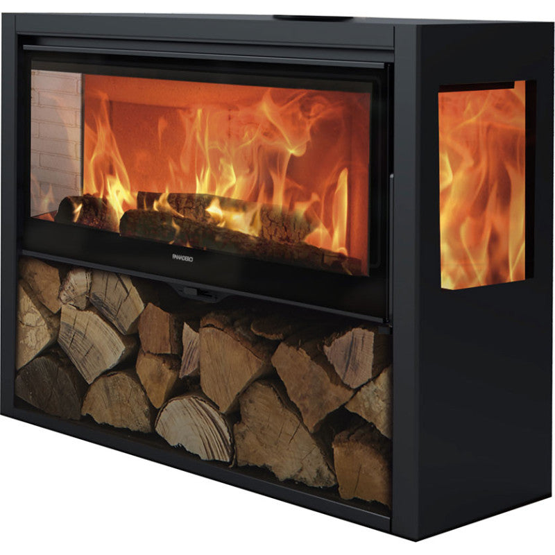 Panadero Chopin 3V Dichter Holzofen 8,2 kW: Dreifach-Sichtfenster, Hohe Effizienz, Moderne Heizung