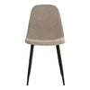 Designer Esszimmerstuhl Wien 2er Set – Komfortabler Stoffbezug Beige
