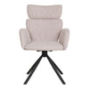 Valerio Designer Stuhl 2er Set Stoff Drehfunktion - Ergonomischer Komfort, Modernes Design