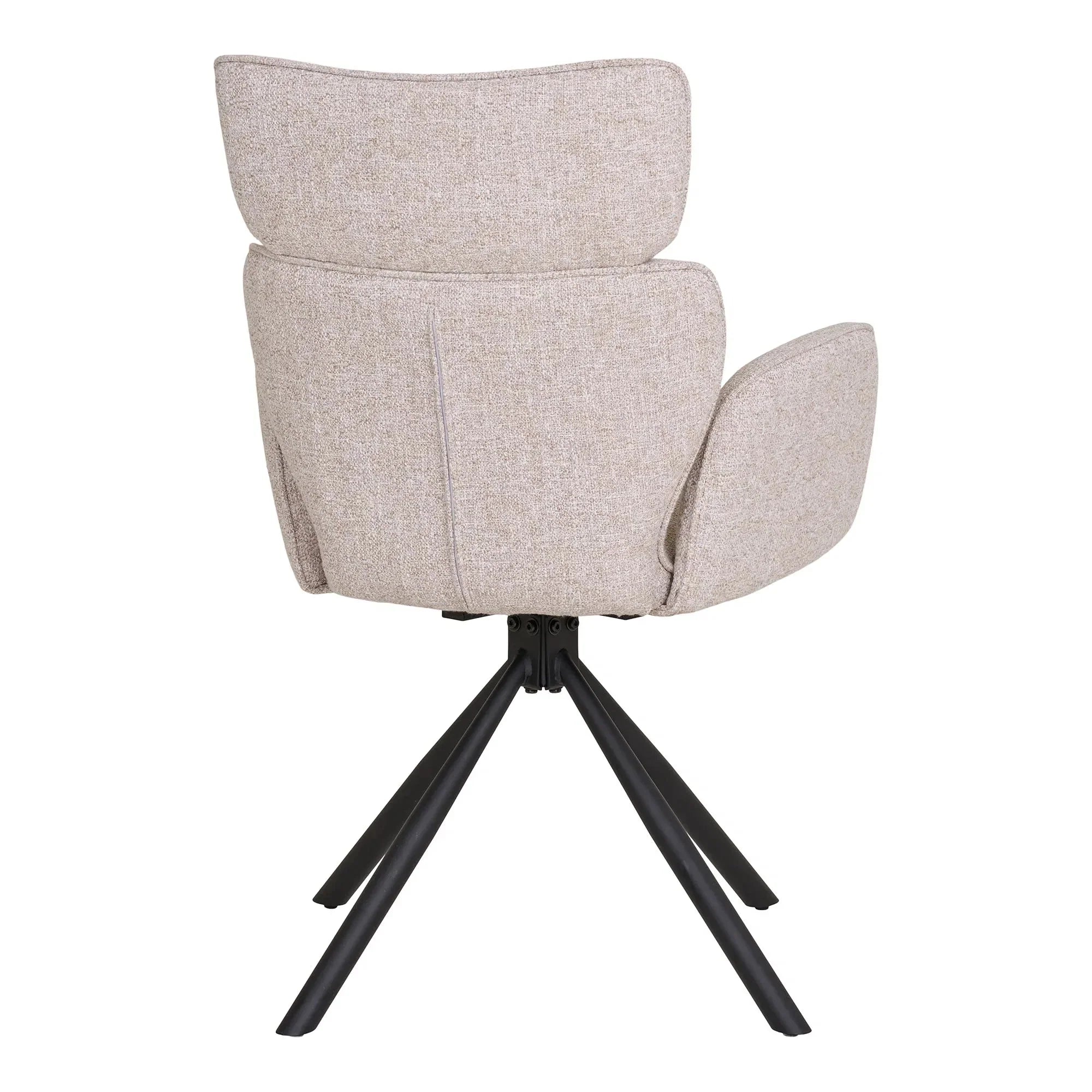Valerio Designer Stuhl 2er Set Stoff Drehfunktion - Ergonomischer Komfort, Modernes Design
