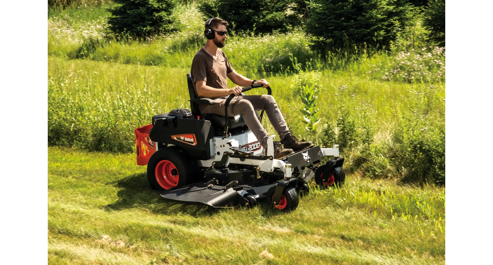 Bobcat ZT3000 Nullwendekreis-Rasenmäher: Leistungsstarker Präzisionsschnitt, Robustes Design, Komfort