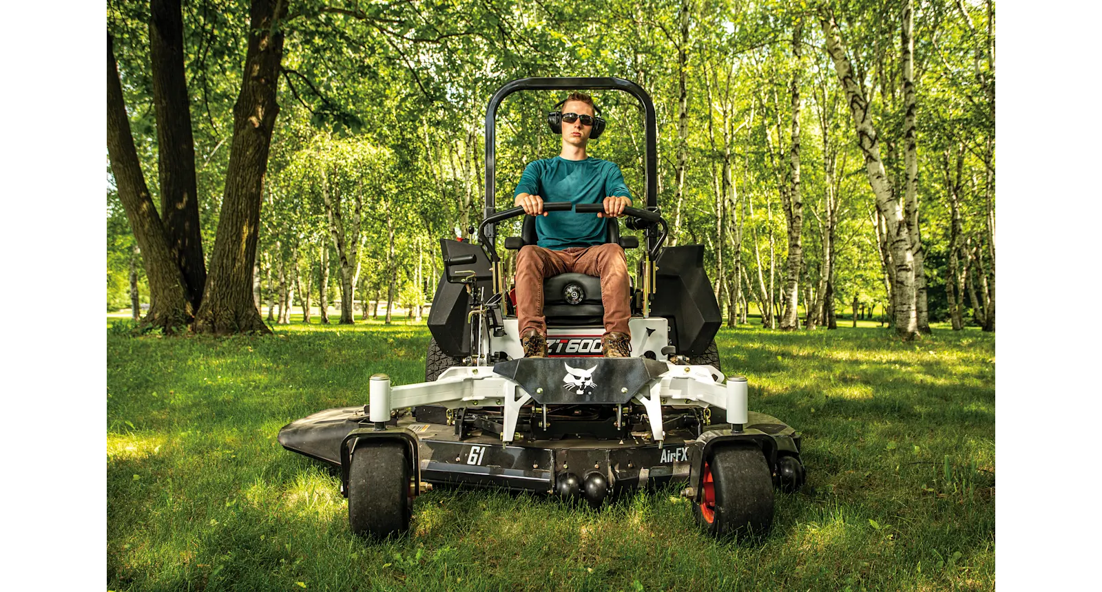 Bobcat ZT6000 Professioneller Nullwendekreis-Rasenmäher mit Kawasaki Motor, Hoher Komfort