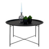 Eleganter Designer Couchtisch Alina mit Glasplatte und Metallgestell für Modernes Wohnzimmer