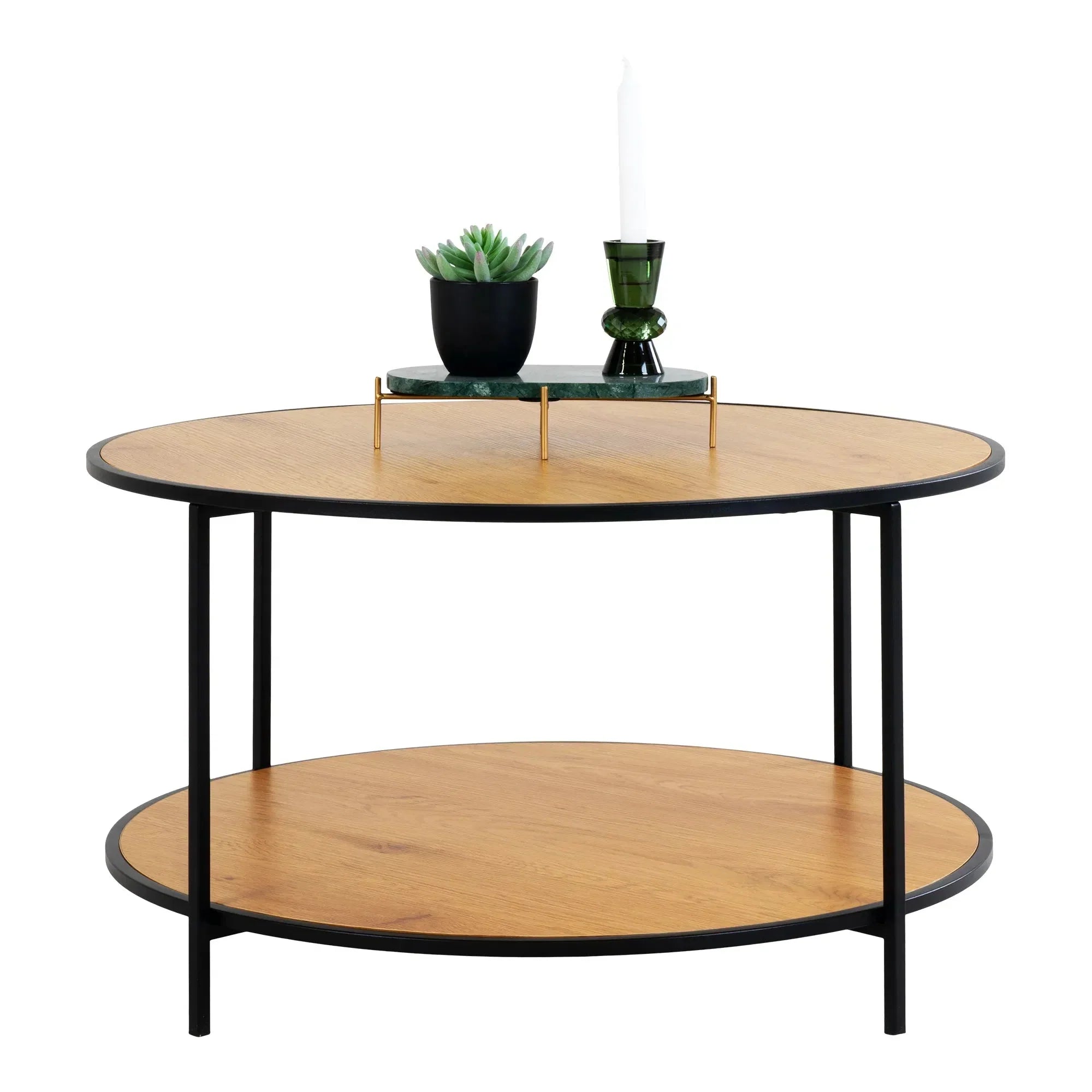 Eleganter Designer Couchtisch Nala mit Glasplatte – Modernes Wohnzimmer Highlight