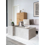 Lade das Bild in den Galerie-Viewer, Eleganter Designer Couchtisch Paris mit Marmor-Optik, Modernes Wohnzimmer-Highlight, Robust
