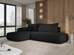 Lade das Bild in den Galerie-Viewer, Modernes Designer Ecksofa Babu Bouclé: Komfortables Schlafsofa mit Klappfunktion für Zuhause
