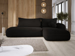 Lade das Bild in den Galerie-Viewer, Modernes Designer Ecksofa Babu Bouclé: Komfortables Schlafsofa mit Klappfunktion für Zuhause
