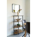 Lade das Bild in den Galerie-Viewer, Modernes Designer Regal Quarto mit Metallgestell – Stilvolle Aufbewahrung für Zuhause
