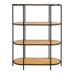 Lade das Bild in den Galerie-Viewer, Modernes Designer Regal Quarto mit Metallgestell – Stilvolle Aufbewahrung für Zuhause
