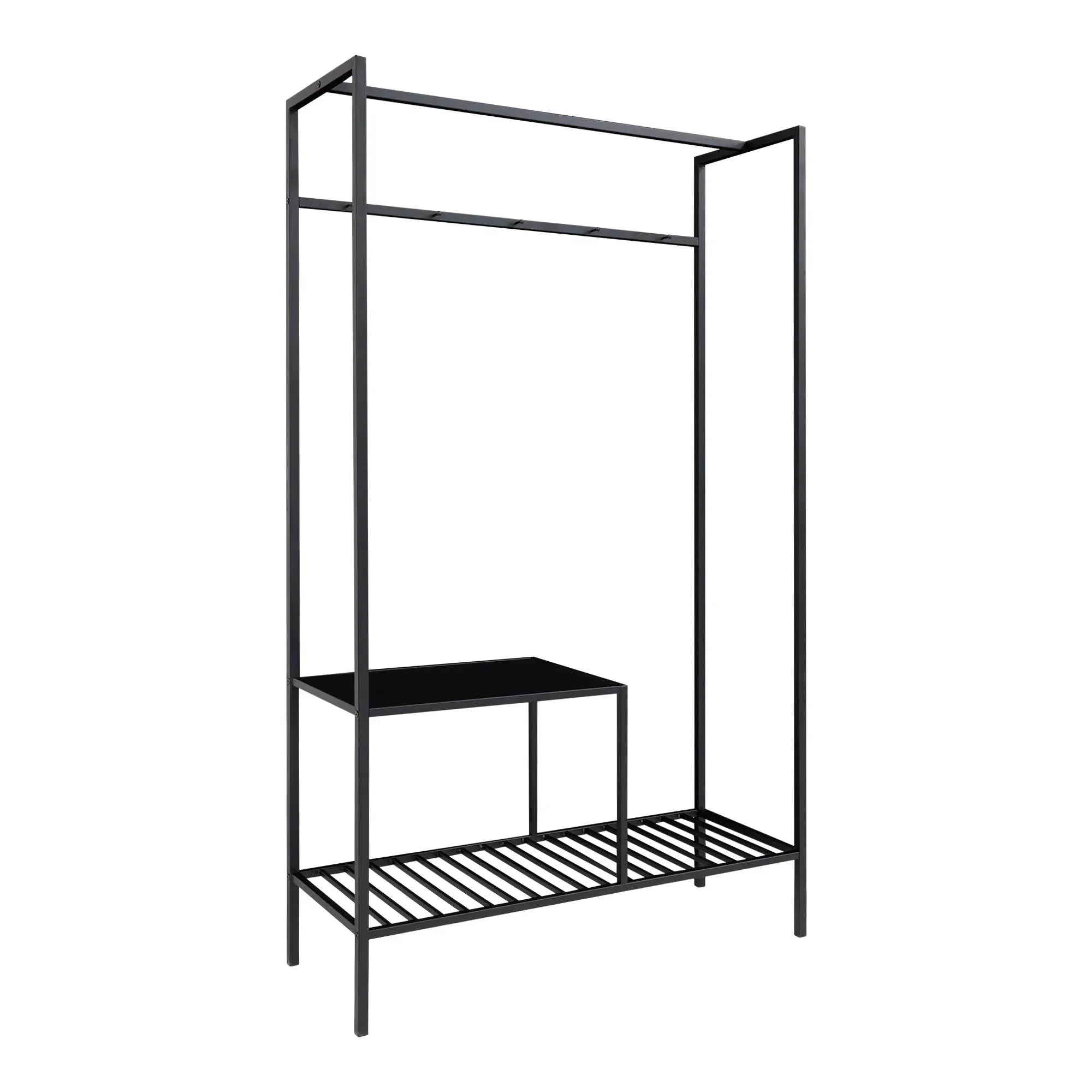 Modernes Designer Metallgestell Garderobe Quarto – Stilvolles Flurregal mit Ablagemöglichkeiten