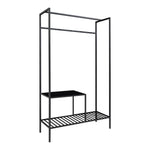 Lade das Bild in den Galerie-Viewer, Modernes Designer Metallgestell Garderobe Quarto – Stilvolles Flurregal mit Ablagemöglichkeiten
