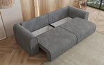 Lade das Bild in den Galerie-Viewer, Big Buddy Designer 3-Sitzer Sofa: Gemütlichkeit, Schlaffunktion &amp; Stauraum in Breitcord
