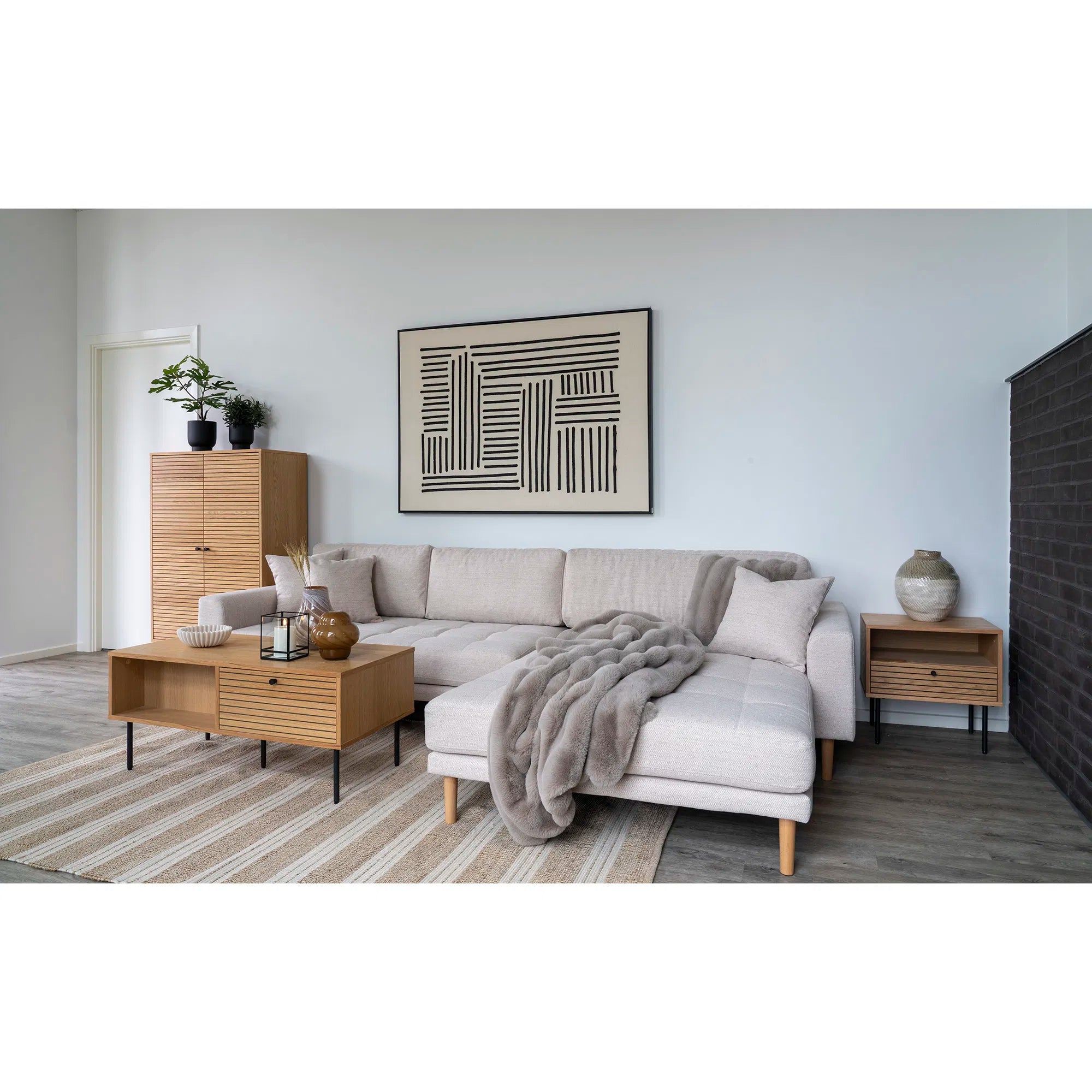 Luxuriöse Flauschige Kunstfell-Tagesdecke Tao Grau – Weich & Kuschelig für Zuhause