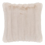 Lade das Bild in den Galerie-Viewer, Luxuriöses Kuschelkissen Tao Kunstfell Beige 45x45 cm Gemütliches Dekokissen Flauschig
