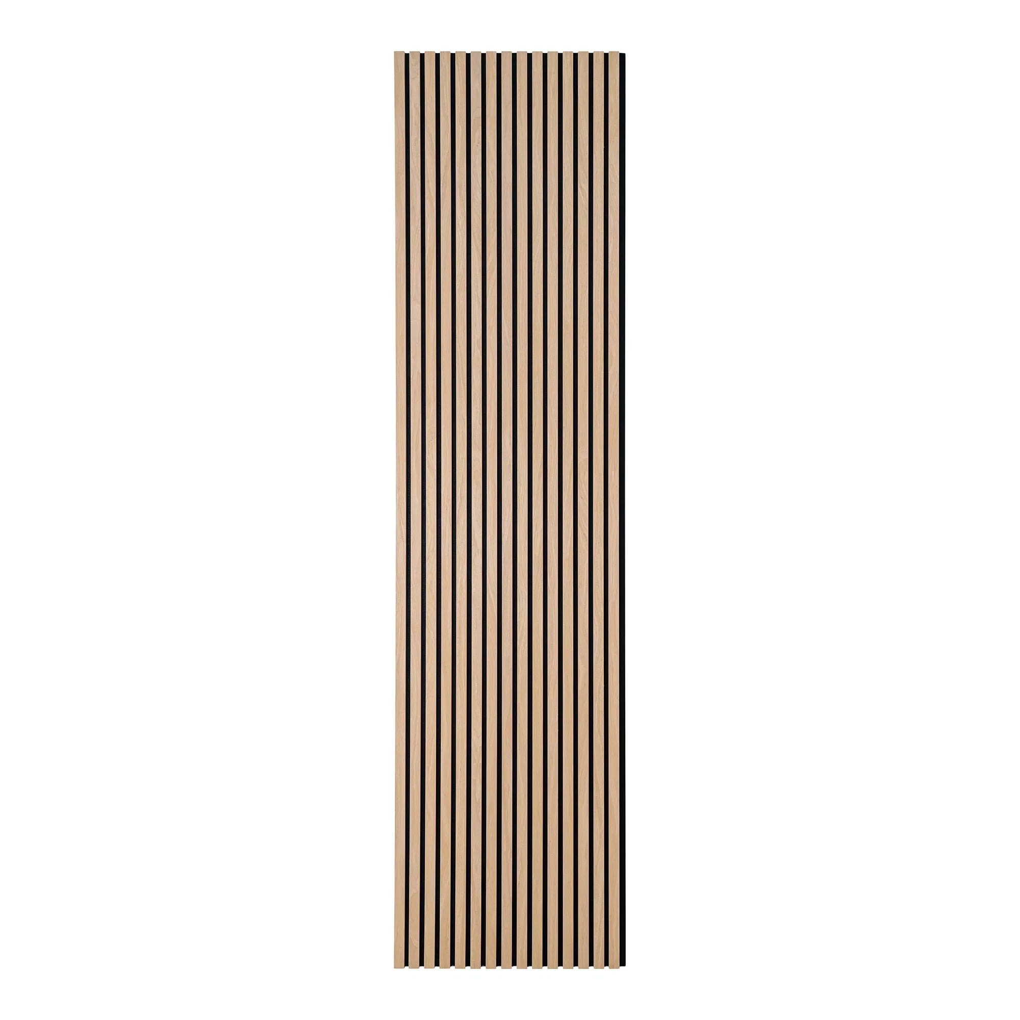 Elegante Eiche Natur Akustikpaneele 2er-Set: Premium Schallschutz & Design