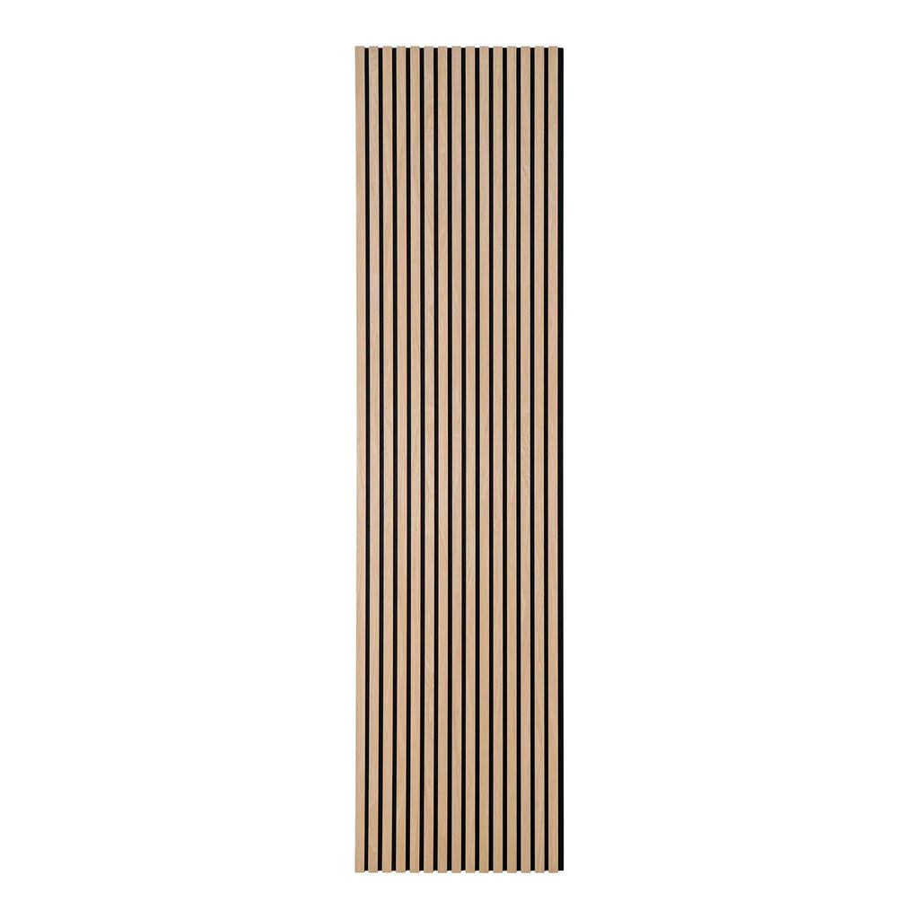 Elegante Eiche Natur Akustikpaneele 2er-Set: Premium Schallschutz & Design