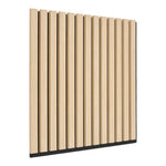 Lade das Bild in den Galerie-Viewer, Hochwertige Akustikpaneele Eiche Naturholz, Schallabsorbierend, 52x52cm, 2er Set für Wand
