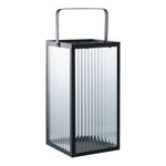 Lade das Bild in den Galerie-Viewer, Elegante Valero Metall-Glas Laterne für Garten, Terrasse &amp; Balkon Beleuchtung
