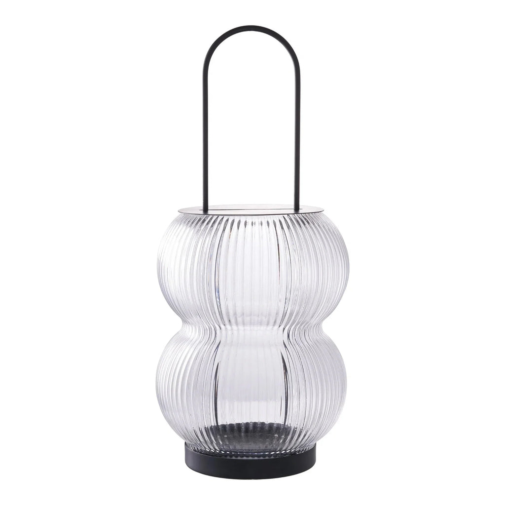Elegante Aruba Metall Glas Laterne: Stilvolle Beleuchtung für Garten & Terrasse