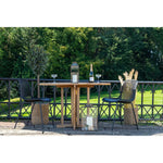 Lade das Bild in den Galerie-Viewer, Ventura Gartenstuhl Set Schwarz, Stapelbarer Outdoor-Stuhl, Komfortabel, Wetterfest, Modernes Design
