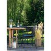 Ventura Gartenstuhl Set Schwarz, Stapelbarer Outdoor-Stuhl, Komfortabel, Wetterfest, Modernes Design