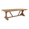 Goliath Garten Esstisch: Robuster Teakholz Outdoor-Tisch 240x100 cm für 8 Personen