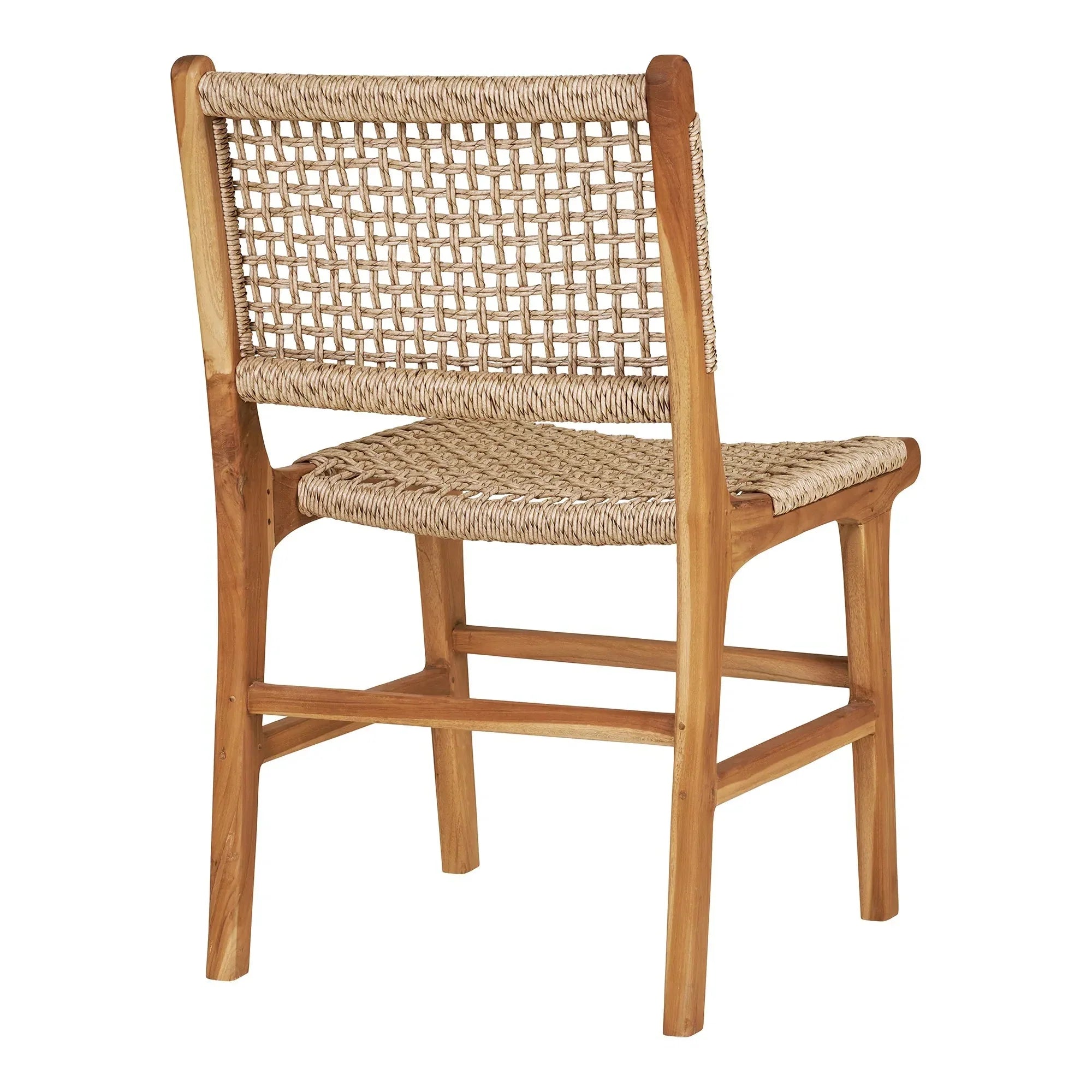 Luxuriöses 2er Teakholz Gartenstuhl-Set Capri – Armlehnenfrei, Robust, Wetterfest