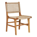 Lade das Bild in den Galerie-Viewer, Luxuriöses 2er Teakholz Gartenstuhl-Set Capri – Armlehnenfrei, Robust, Wetterfest
