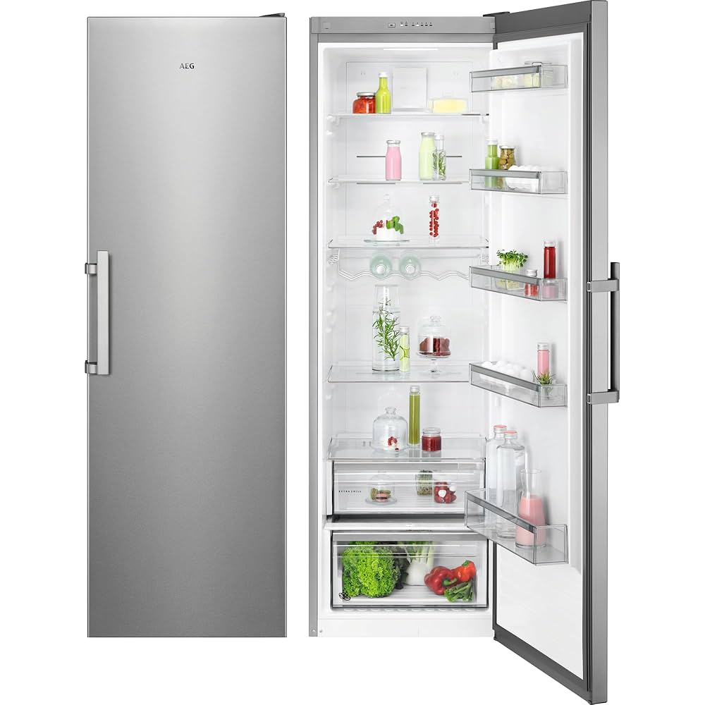 AEG 8000 ORK8M391DX Freistehender Kühlschrank 186 cm Edelstahl Antifingerprint 360° Kühlung