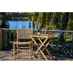 Lade das Bild in den Galerie-Viewer, Riviera Teakholz-Beistelltisch mit abnehmbarem Tablett für Garten und Balkon
