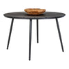 Eleganter Garten Esstisch Linda Ø120cm – Robuster Nonwood-Tisch für Outdoor-Dining