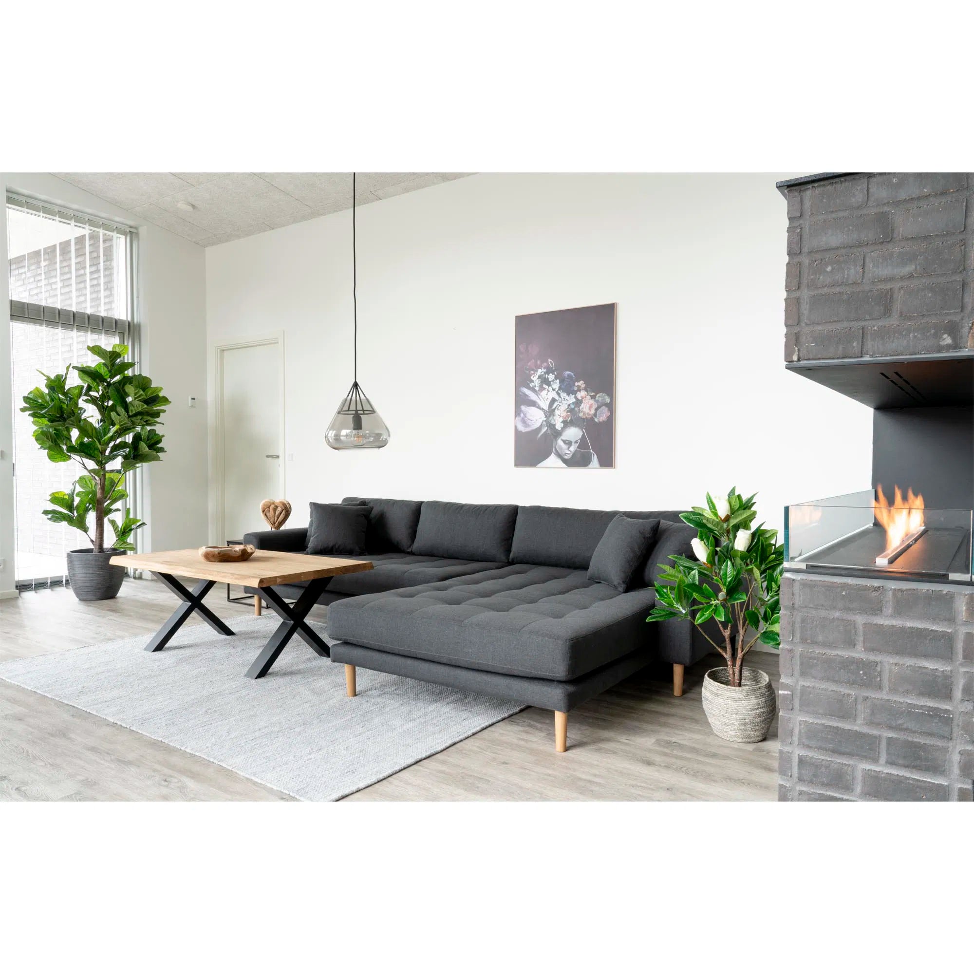 XL Fiddle Leaf Kunstpflanze 190cm – Realistischer Dschungel-Look für Ihr Zuhause