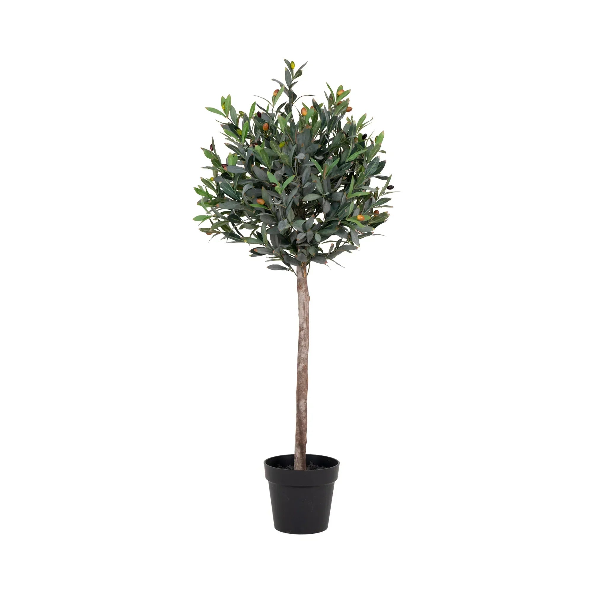 Künstlicher Olivenbaum 120cm – Mediterrane Kunstpflanze für Innen & Außen Zuhause