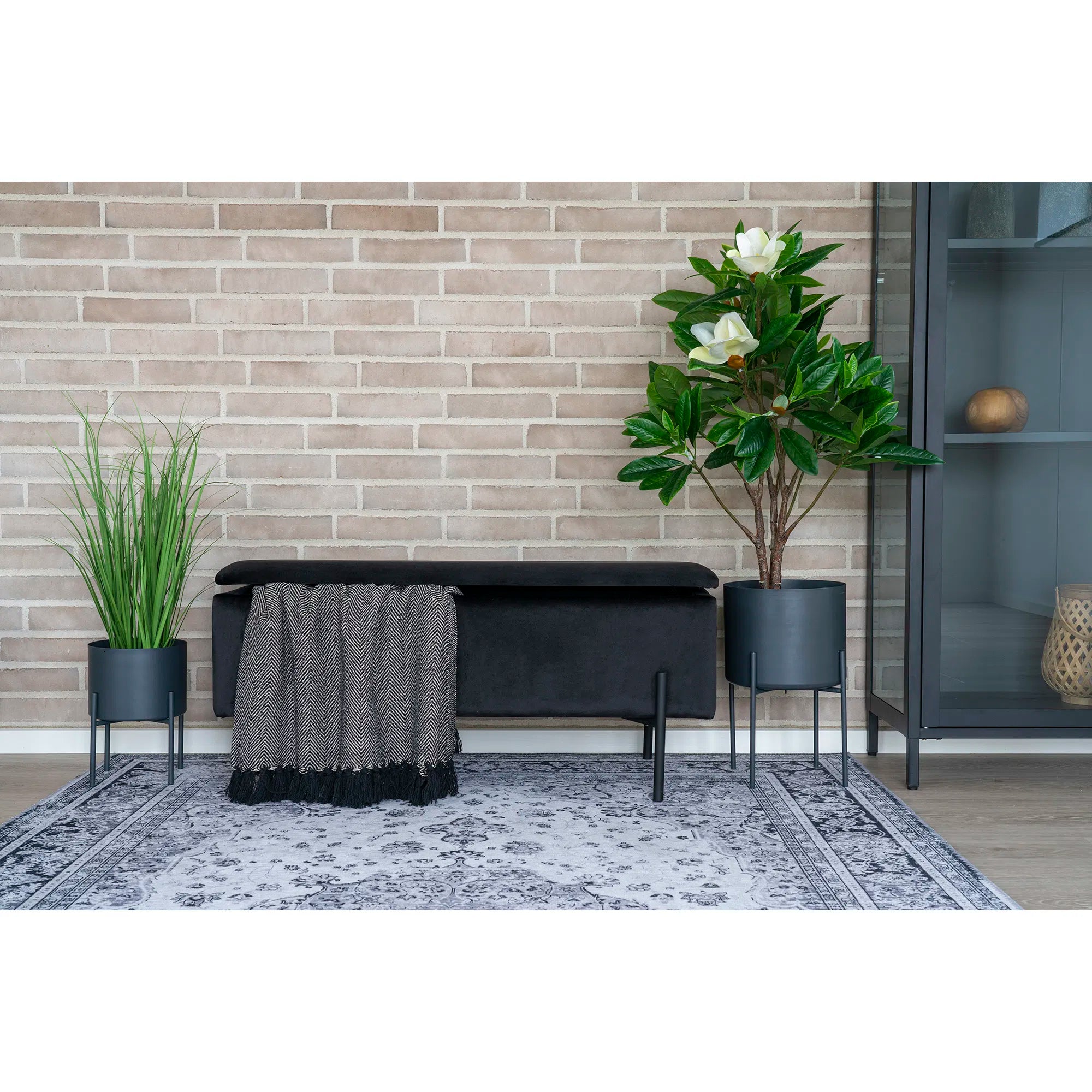 Realistisch aussehende Kunstpflanze Poa Gras 68cm – Pflegeleicht, Modern, Dekorativ, Grün