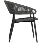 Lade das Bild in den Galerie-Viewer, Elegantes 4er-Set Gartenstuhl Liana: Robustes Seil-Design für Outdoor-Oasen
