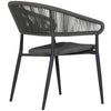 Modernes 4er Gartenstuhl-Set Liana Seilgeflecht Outdoor: Robust, Bequem, Stilvoll