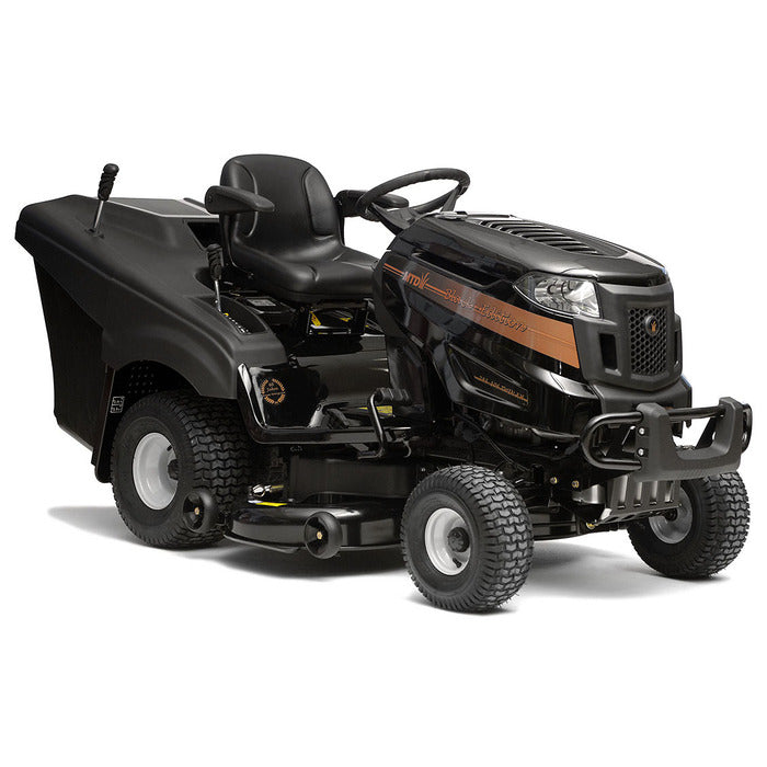 BLACK EDITION® Rasentraktor 285/106 Twin KH: Leistungsstarker Kawasaki Motor, 106cm Schnitt, Komfortsitz