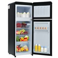 SMEG FAB28RBL5 Schwarzer 1‑Tür‑Kühlschrank im 50er‑Style, Hochglanz, 153 cm