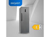 Exquisit KS360-V-HE-040E Inoxlook Kühlschrank 359L NoFrost Edelstahloptik