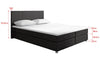 Modernes graues Boxspringbett Athene: Komfort, Zen-Ruhe & erholsamer Schlaf