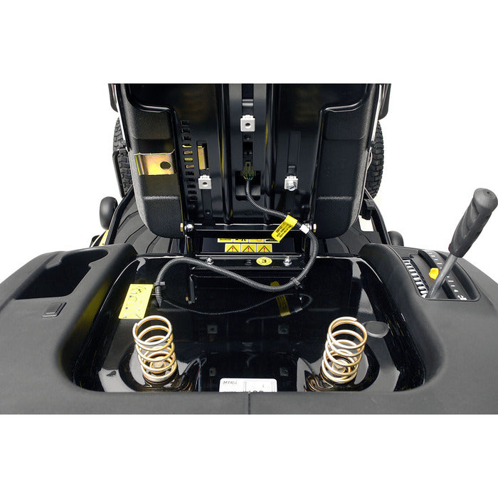BLACK EDITION® Rasentraktor 285/106 Twin KH: Leistungsstarker Kawasaki Motor, 106cm Schnitt, Komfortsitz