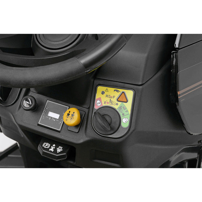 BLACK EDITION® Rasentraktor 285/106 Twin KH: Leistungsstarker Kawasaki Motor, 106cm Schnitt, Komfortsitz