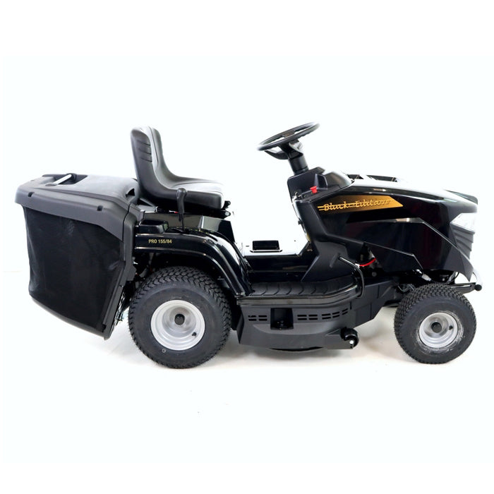 BLACK EDITION® PRO 155/84 Rasentraktor: STIGA Motor, 84cm Schnitt, 200L Fangkorb, Schaltgetriebe
