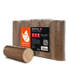 Nestro XL Red Hartholz Holzbriketts Palette – Lange Brenndauer, hoher Heizwert, CO2-neutral
