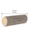 Heizfuxx Nestro Hartholz Buche Briketts, 81x12kg Palette, Lange Brenndauer