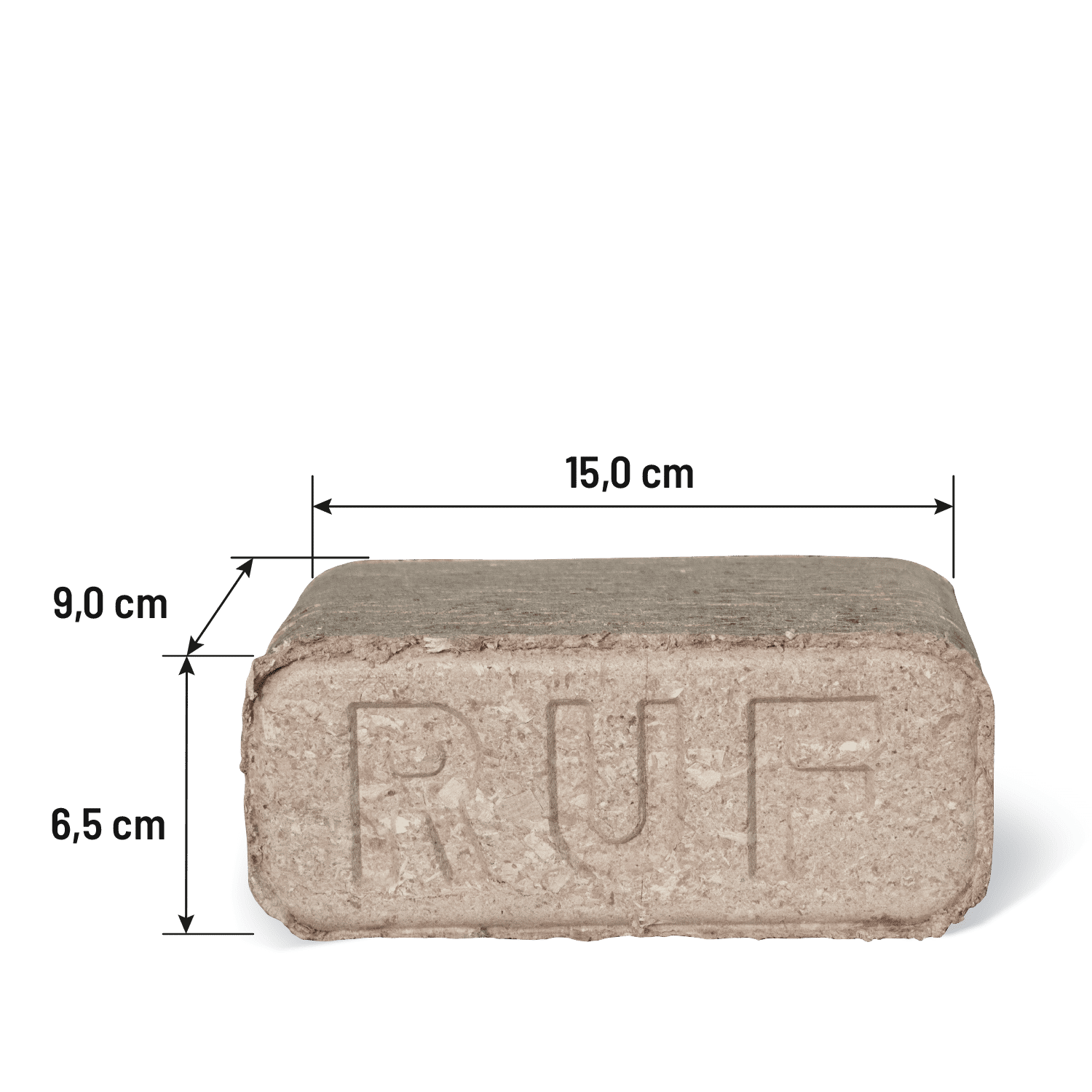 RUF Original Red Hartholz-Holzbriketts: Effizient, Nachhaltig, Langanhaltende Wärme, FSC-zertifiziert
