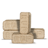 RUF Original Blue Nadelholz Weichholzbriketts: Hoher Heizwert, saubere Verbrennung, umweltfreundlich heizen