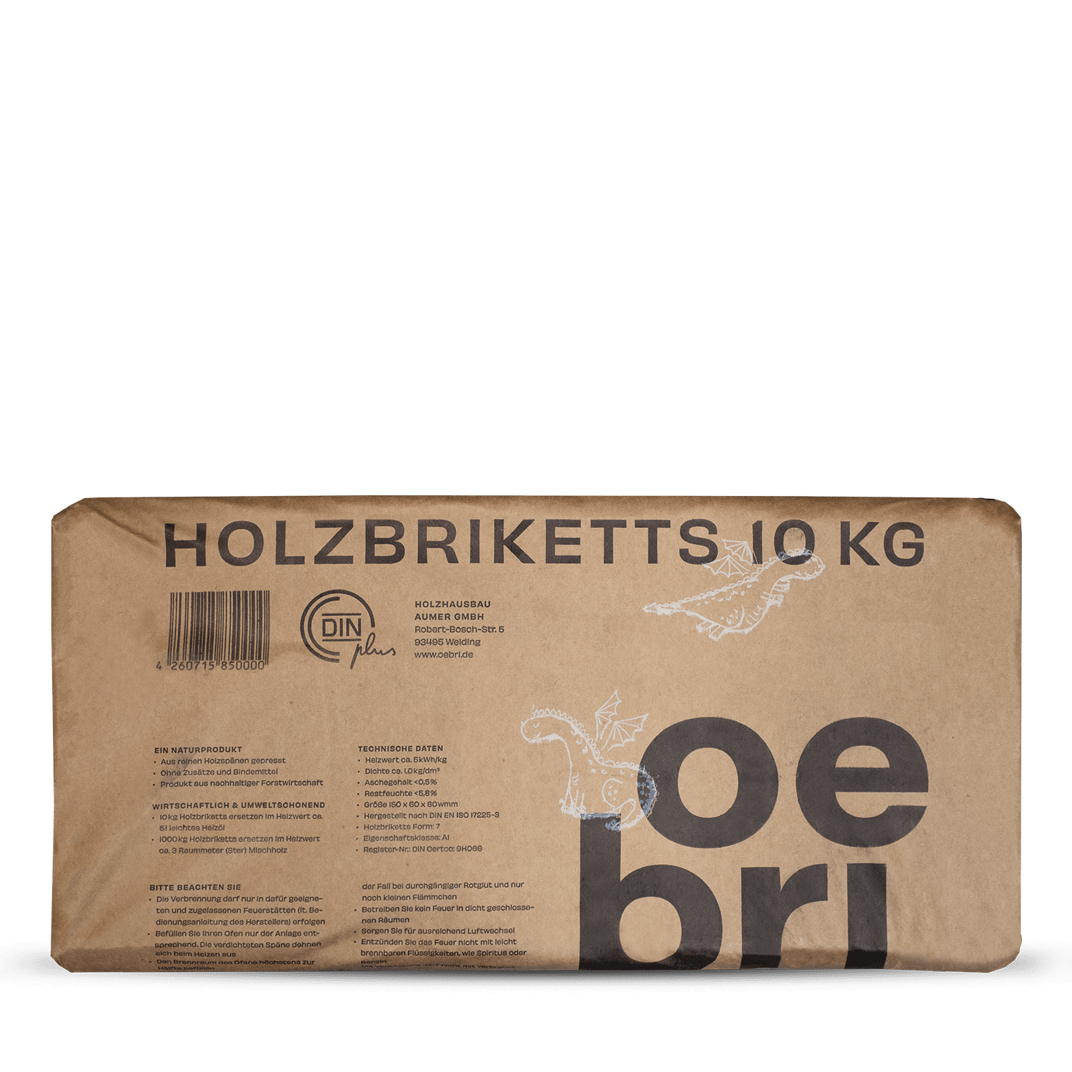 Oebri RUF Premium Weichholz Holzbriketts 960 kg Palette – Effizient & Umweltfreundlich
