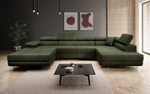 Lade das Bild in den Galerie-Viewer, Elegantes Lago Designer Schlafsofa: Bouclé, Klappfunktion, Luxuriöser Wohnkomfort
