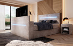 Lade das Bild in den Galerie-Viewer, Luxuriöses Sejour Boxspringbett mit TV-Lift, RGB-Beleuchtung und Stauraum
